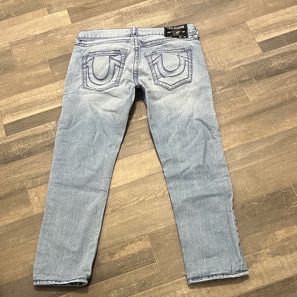 True Religion Light Blue Women Jeans relaxed skinny - Picture 9 of 14